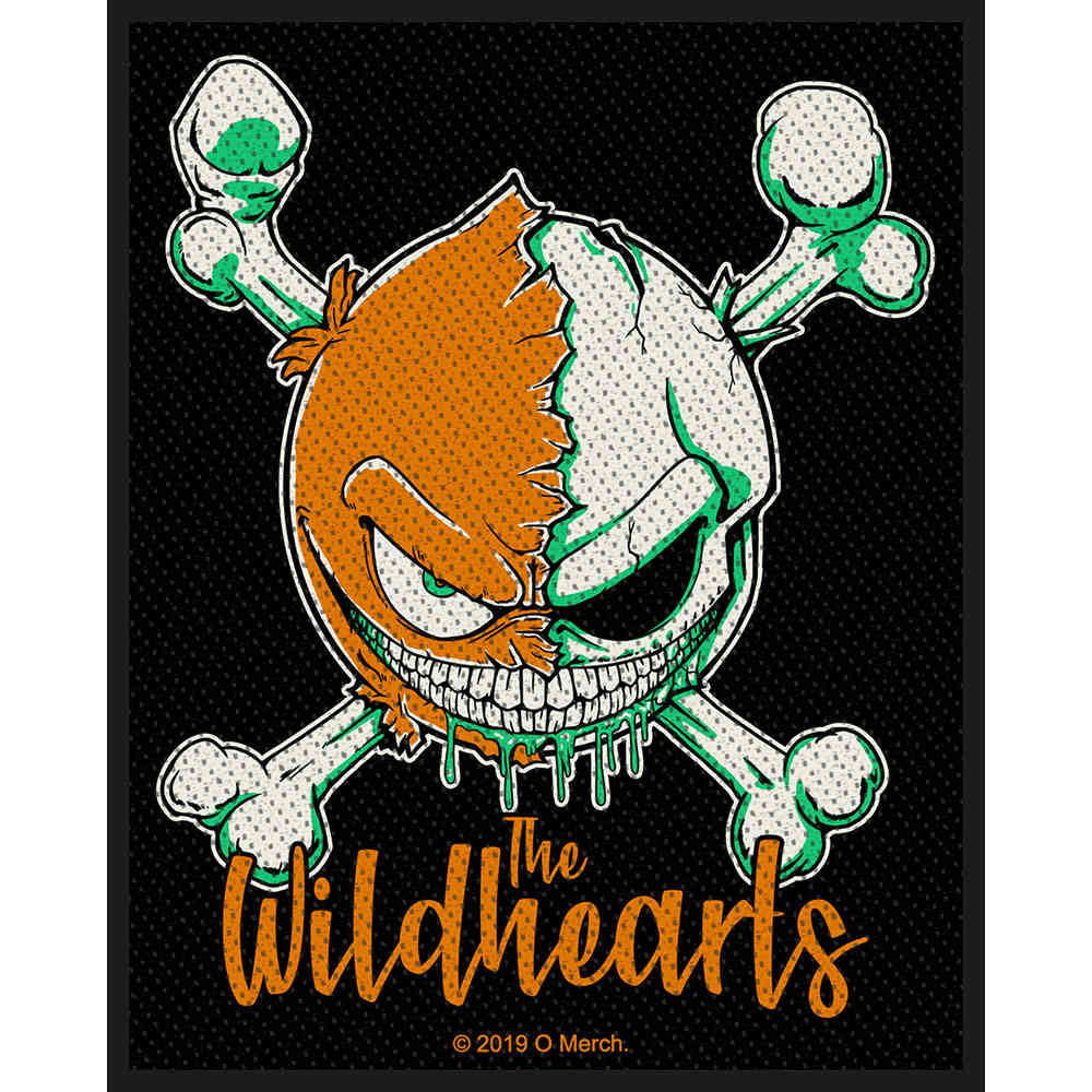 The Wildhearts - Green Skull Pièce - Noir